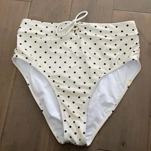 Summersalt Lace-Up High Leg High Rise Bikini Bottom